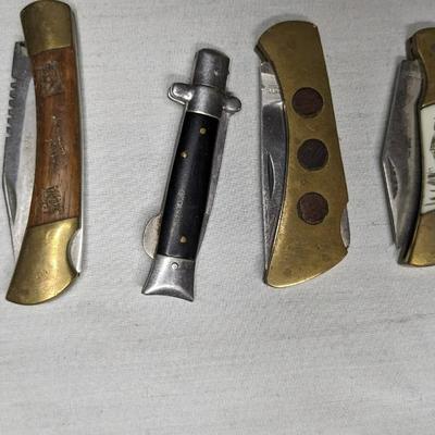 Vintage Leatherman Wave and Various Pocket Knives