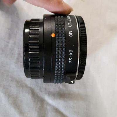 Pentax-M 80-200mm, Teleconverter, and Vivitar 135mm Camera Lenses