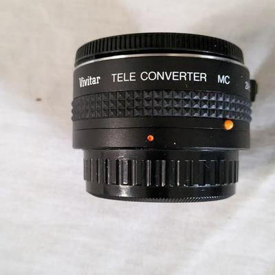 Pentax-M 80-200mm, Teleconverter, and Vivitar 135mm Camera Lenses