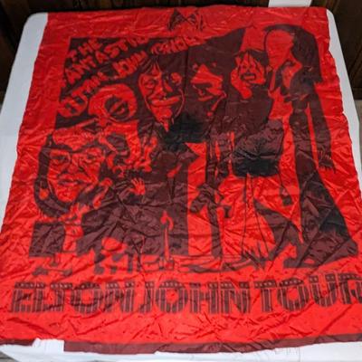 The Fantastic Elton John Tour Silk Screen Flag