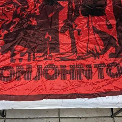 The Fantastic Elton John Tour Silk Screen Flag