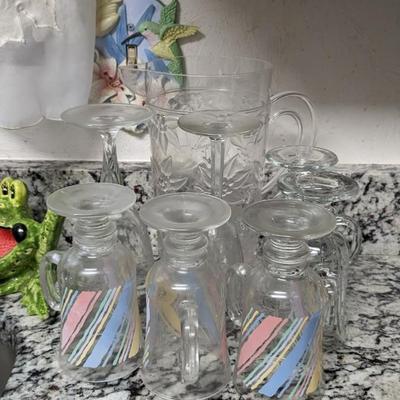 Contents of Upper South Kitchen Cabinets