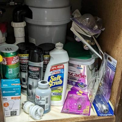 Contents of Upper South Kitchen Cabinets