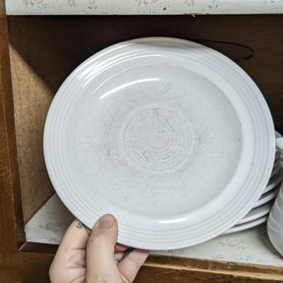 Contents of Upper South Kitchen Cabinets