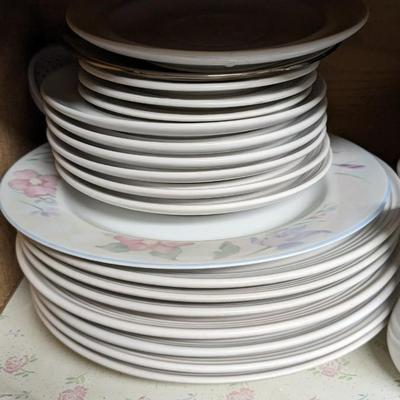 Contents of Upper South Kitchen Cabinets