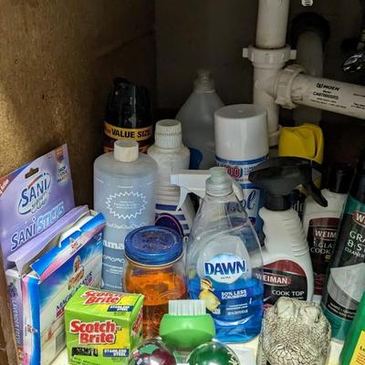 Contents of Upper South Kitchen Cabinets
