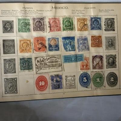Antique and Vintage Estate Stamp Collection
