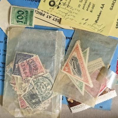 Antique and Vintage Estate Stamp Collection