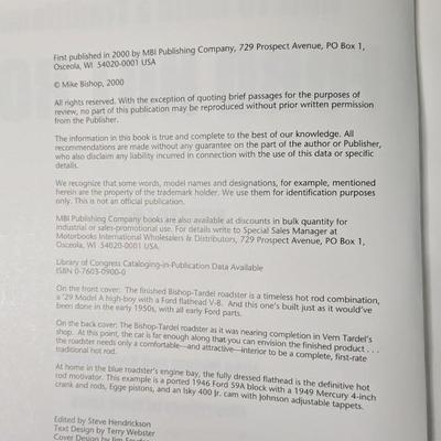 Pat Ganahl Signed Rod and Car Books