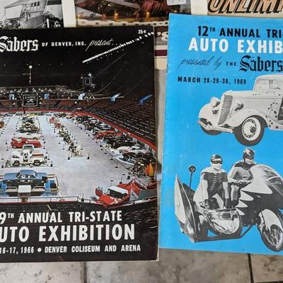 Vintage Car Show Programs