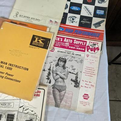 Vintage Car Part Manuals