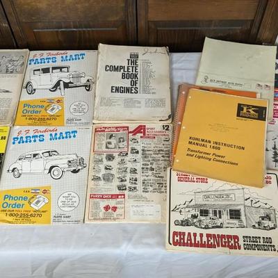 Vintage Car Part Manuals
