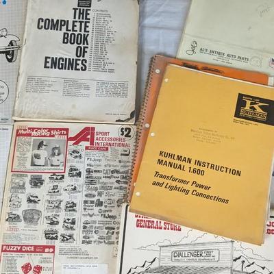 Vintage Car Part Manuals