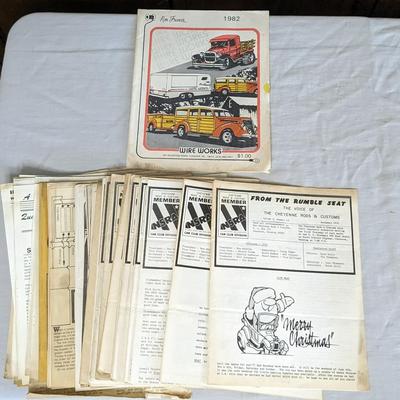 Vintage Car Part Manuals