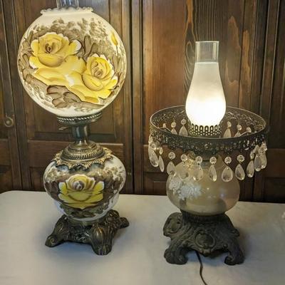 Electric Parlor Lamps/ Gone With the Wind Lamp