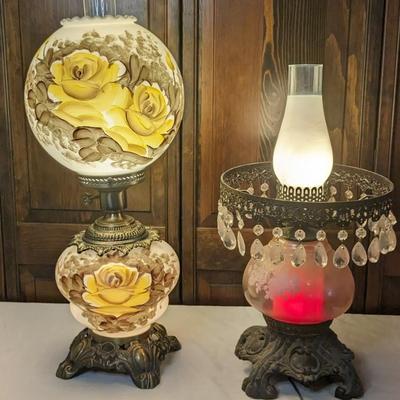 Electric Parlor Lamps/ Gone With the Wind Lamp