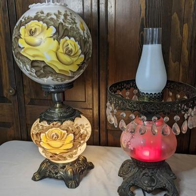 Electric Parlor Lamps/ Gone With the Wind Lamp