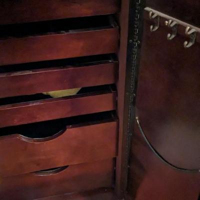 Standing Jewelry Box and Small Jewelry Boxes