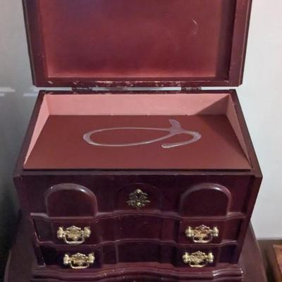 Standing Jewelry Box and Small Jewelry Boxes