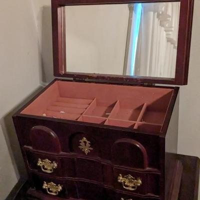 Standing Jewelry Box and Small Jewelry Boxes