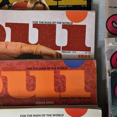 Vintage Cheri, Oui, Adam, and Club Men's Magazines