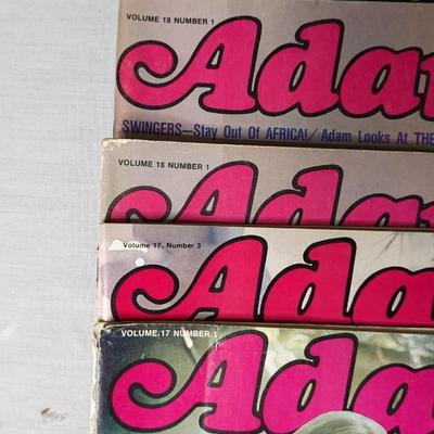 Vintage Cheri, Oui, Adam, and Club Men's Magazines