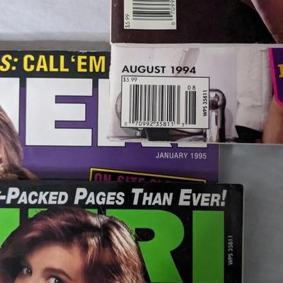Vintage Cheri, Oui, Adam, and Club Men's Magazines