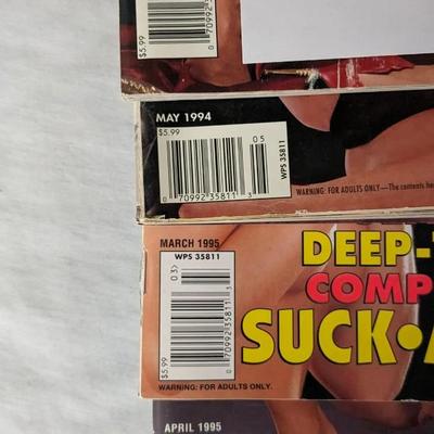 Vintage Cheri, Oui, Adam, and Club Men's Magazines