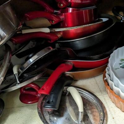 Contents of Lower North Kitchen Cabinets