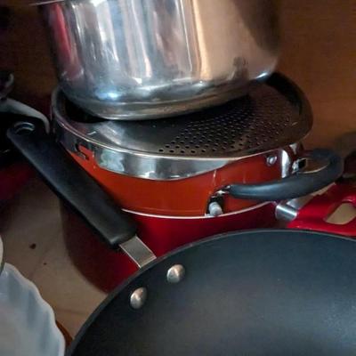 Contents of Lower North Kitchen Cabinets