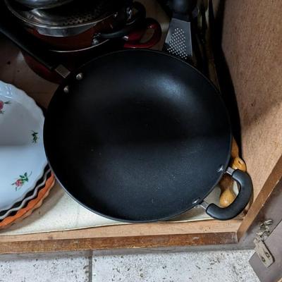 Contents of Lower North Kitchen Cabinets