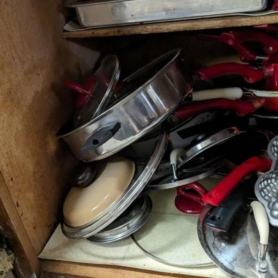 Contents of Lower North Kitchen Cabinets