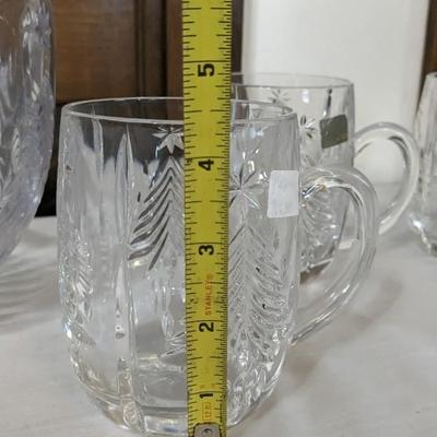 Mikasa Christmas Set with Red Goblets