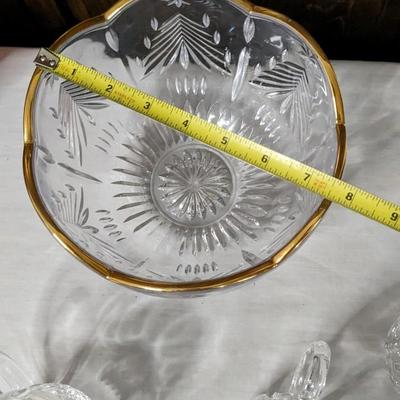 Mikasa Christmas Set with Red Goblets