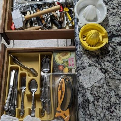 Contents of North Kitchen Drawers