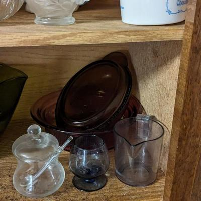 Contents of Upper North Kitchen Cabinets