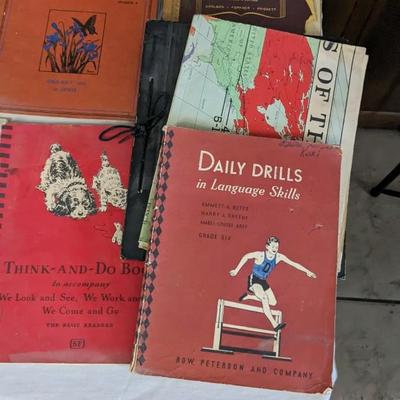 Boys Life Magazines and Vintage Kids School Workbooks