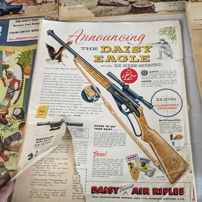 Boys Life Magazines and Vintage Kids School Workbooks