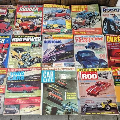 Vintage Popular Hot Rodding Magazines