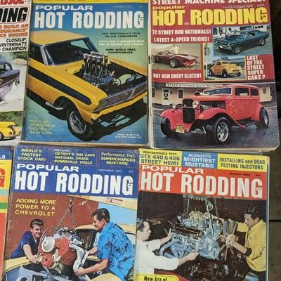 Vintage Popular Hot Rodding Magazines