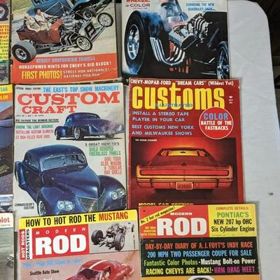 Vintage Popular Hot Rodding Magazines
