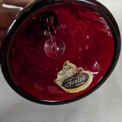 Blue and Red Decorative Glass Assortment