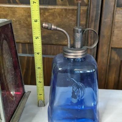 Blue and Red Decorative Glass Assortment