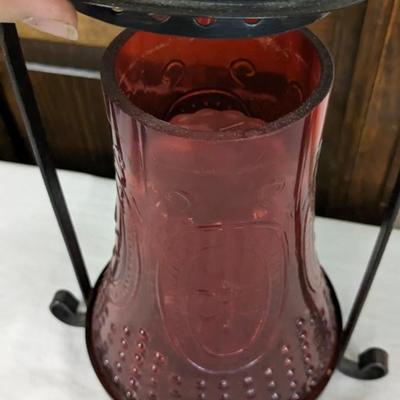 Blue and Red Decorative Glass Assortment