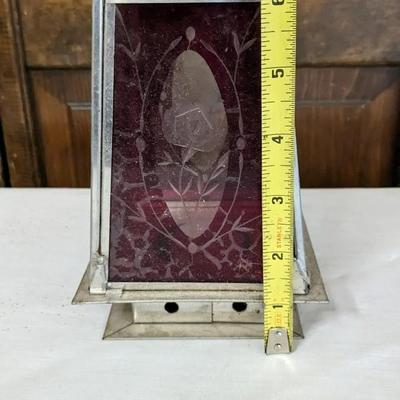 Blue and Red Decorative Glass Assortment