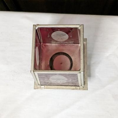 Blue and Red Decorative Glass Assortment