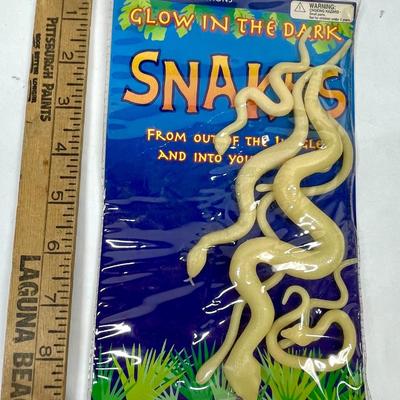 Glow in the Dark Plastic Snakes