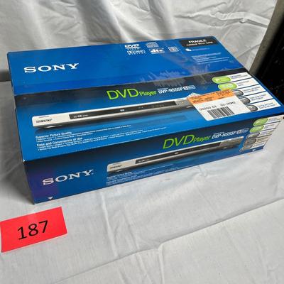 DVD player in box