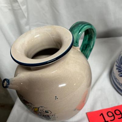 Italian Pottery pieces