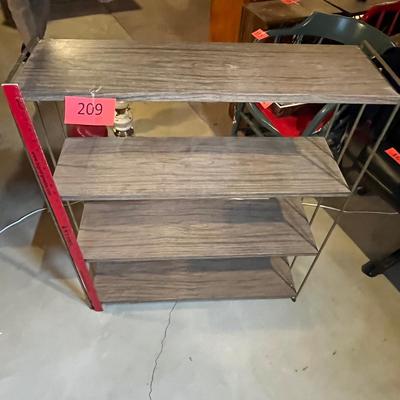 Metal shelf
